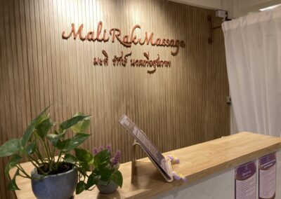 Reception in Mali Rak Massage soi49 branch